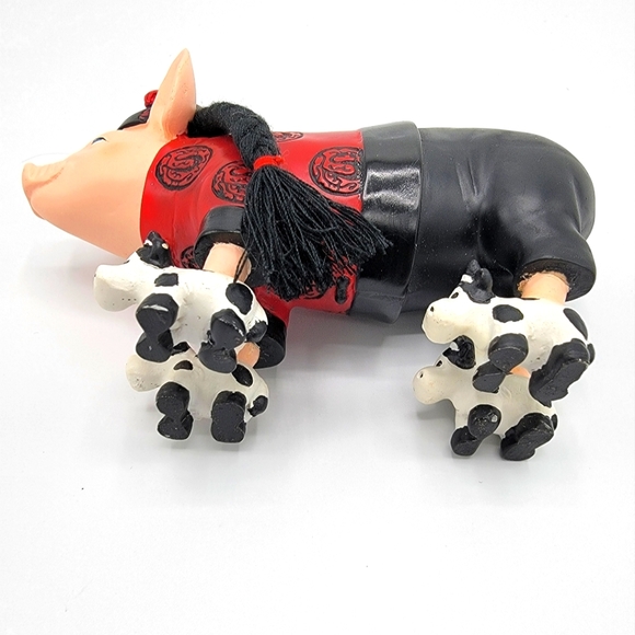 Westland This Little Piggy Collectibles "Moo Shoe Pork" Figurine Retired - Picture 4 of 6